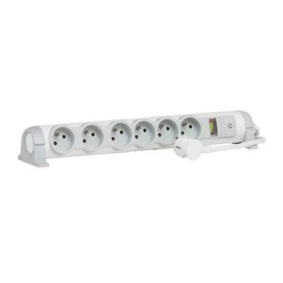 Rallonge multiprise Avec indicateur de surcharge 6 x 2P+T