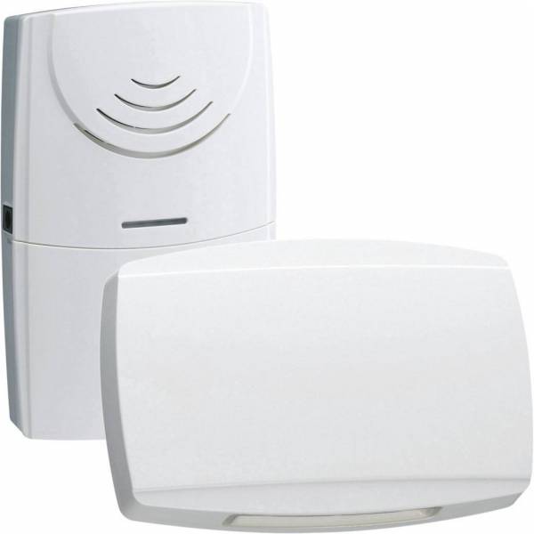 Pack carillon radio 230V 10 mélodies+flash (détect. de passage + récepteur)