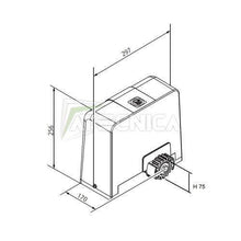 Charger l&#39;image dans la galerie, Kit motorisation coulissant Blizzard 500Kg 230V
