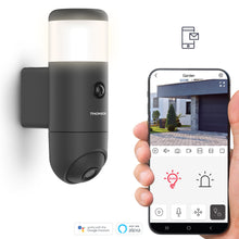 Charger l&#39;image dans la galerie, Thomson Rheita 100 : Caméra motorisée extérieure avec lampe intégrée - application atHome Security - Thomson
