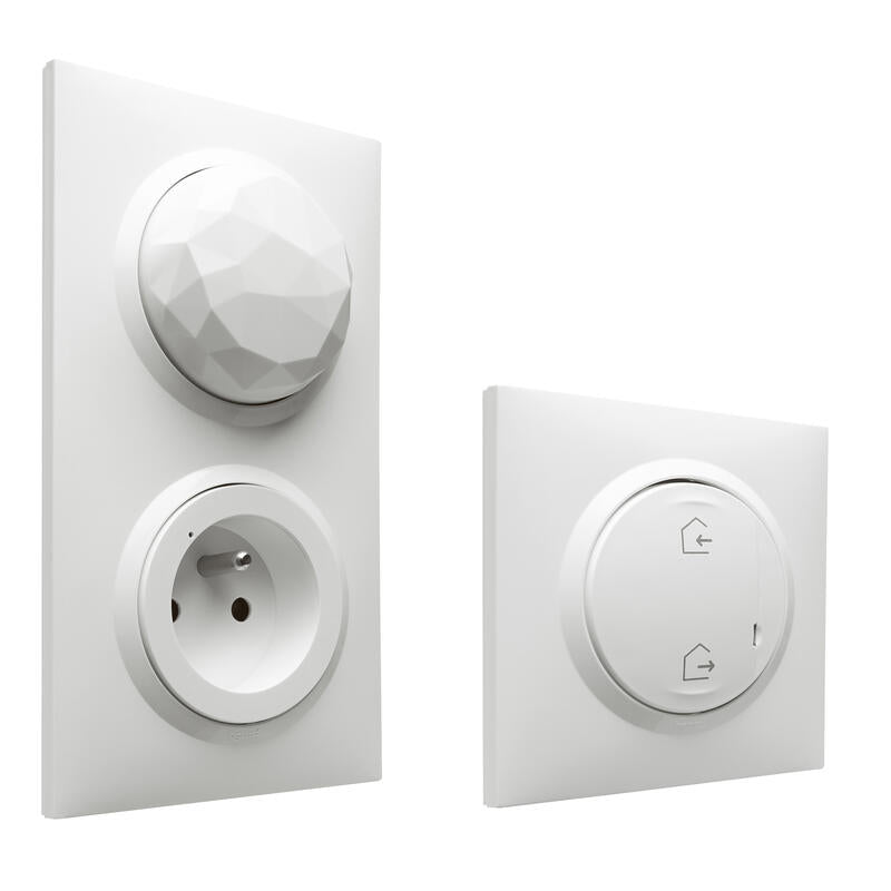 Pack de démarrage installation connectée dooxie with Netatmo 1 prise Control + 1 commande Départ/Arrivée - blanc