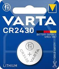 Pile bouton lithium CR2430 3V