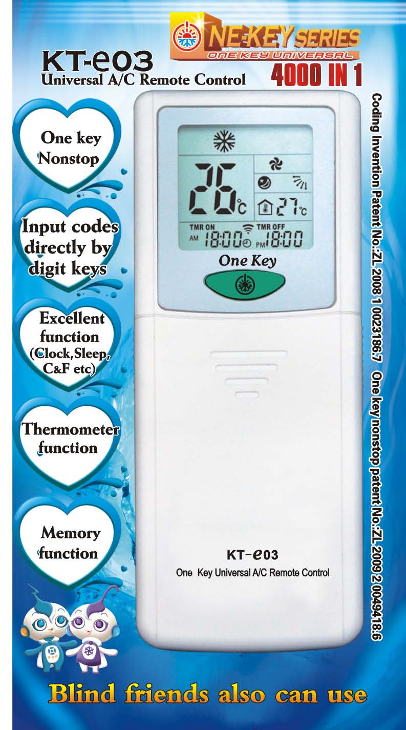 Télécommande universelle pour climatiseur