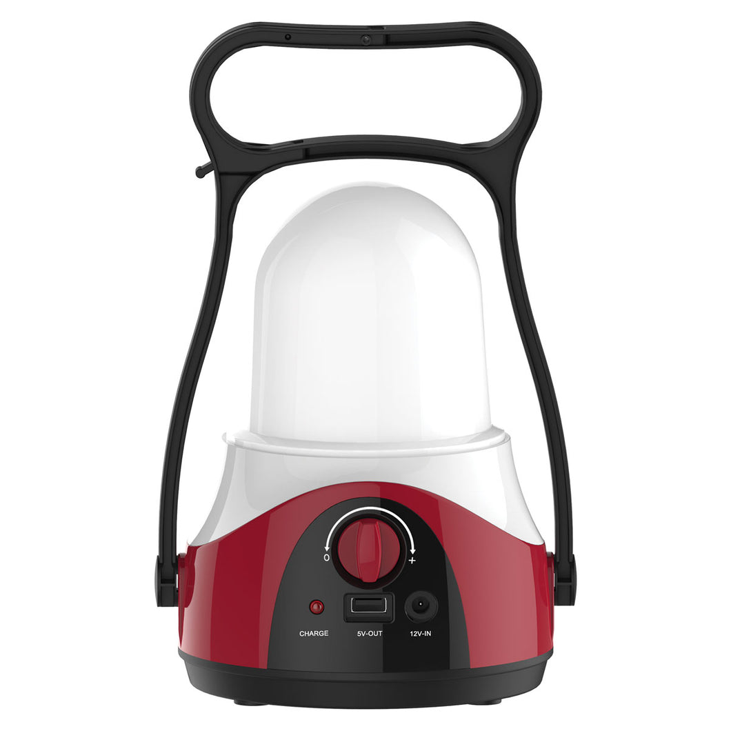 Lanterne 24 LED 360° (4000°K) RECHARGE SECTEUR ET 12V