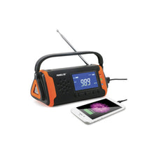 Charger l&#39;image dans la galerie, APPAREIL DE SURVIE MULTI-FONCTIONS RECHARGE USB, SOLAIRE, DYNAMO OU PILES AAA
