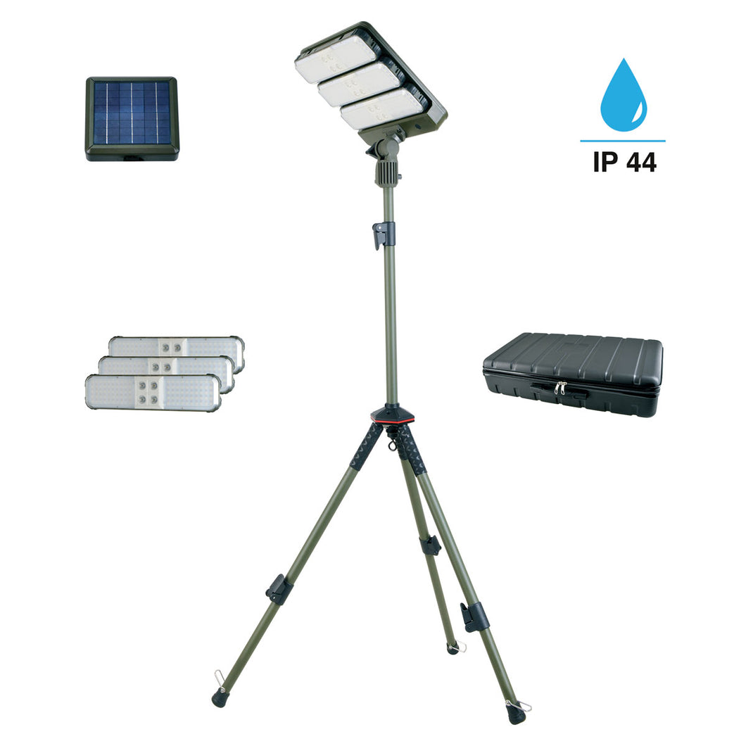 PROJECTEUR LED TREPIED RECHARGEABLE SOLAIRE (6500°K)