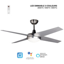Charger l&#39;image dans la galerie, Brasseur d&#39;air DOMINICA DC 132CM  avec moteur à courant continu
