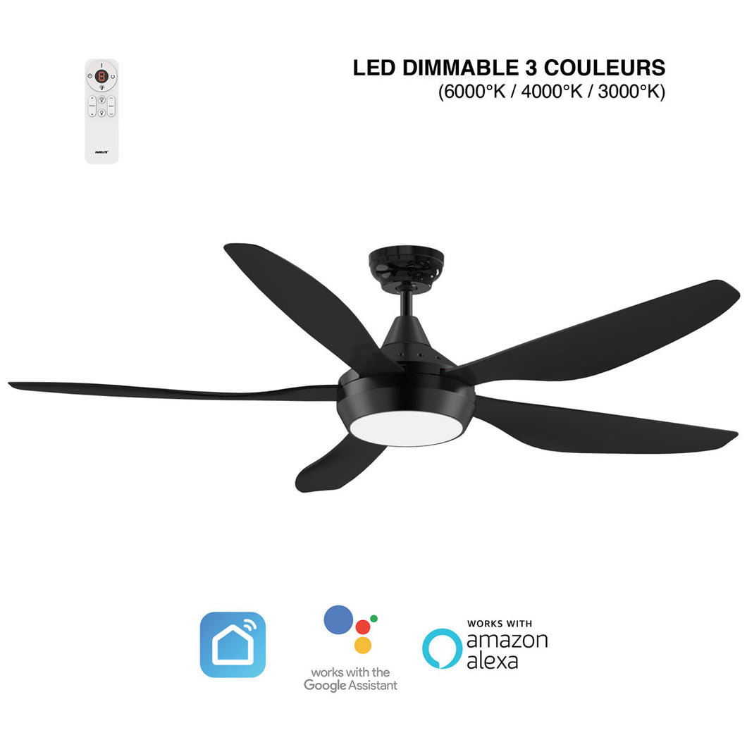 Brasseur d'air MAUPITI DC 137CM avec moteur à courant continu