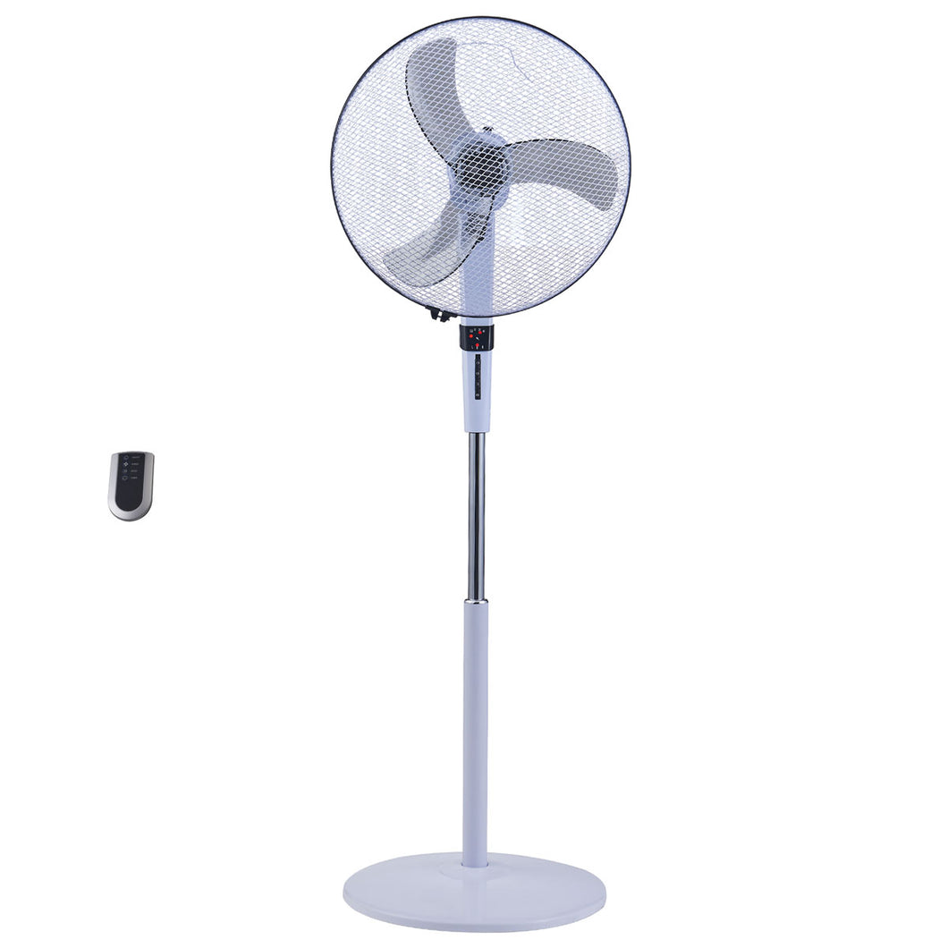 Ventilateur sur pied Ø 40 cm Blanc