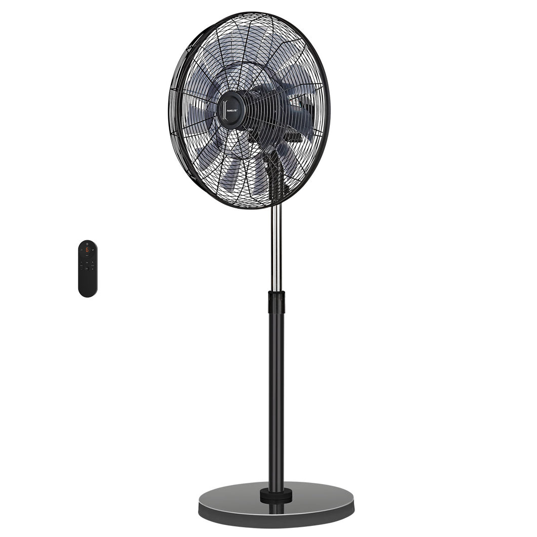 Ventilateur sur pied  Ø 45 cm Noir