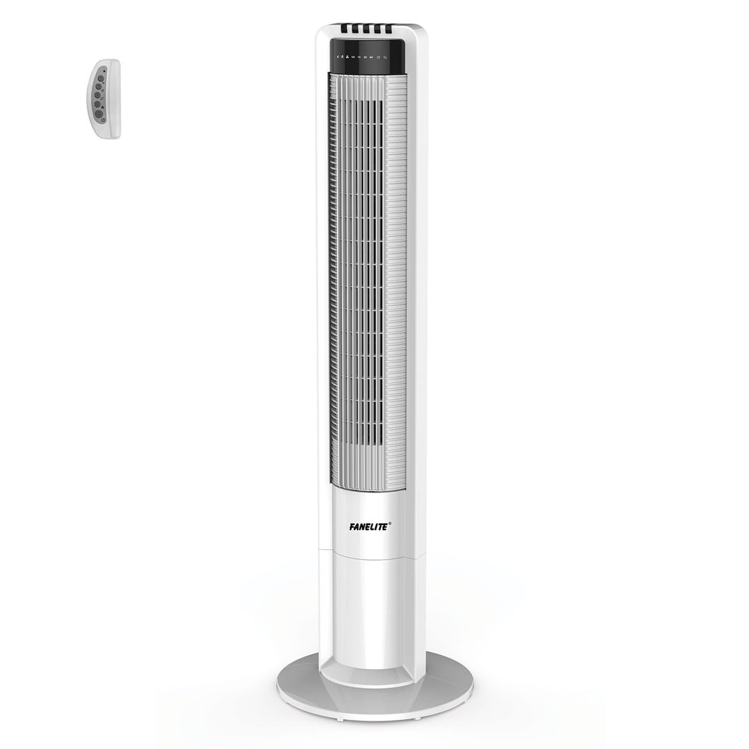 Ventilateur tour blanc hauteur: 110 cm
