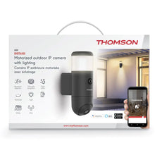 Charger l&#39;image dans la galerie, Thomson Rheita 100 : Caméra motorisée extérieure avec lampe intégrée - application atHome Security - Thomson
